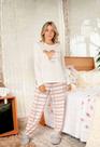 Pijama Longo Feminino Adulto Coração- Tamanho P-Mardelle