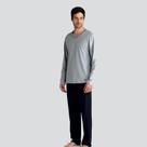 Pijama Longo Gola V Mash Adulto Masculino 800.46 Pijama Longo Gola V Mash Adulto Masculino 800.46