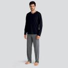 Pijama Longo Gola V Mash Adulto Masculino 800.46 Pijama Longo Gola V Mash Adulto Masculino 800.46