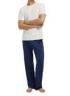 Pijama Longo Hering 7CUD Masculino Gola Redonda Meia Malha T. P/XXG