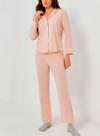 Pijama Longo Hering 7CYH Feminino Botões Algodão T. P/XG