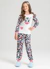 Pijama Longo Infantil Menina Natural Vaquinha Muu Pijama Longo Infantil Menina Natural Vaquinha Muu