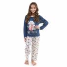Pijama Longo Infantil Menina Personagem Inverno Manga Longa