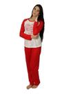 Pijama Longo Leve Blusa Comprida Inverno Estampado Feminino Pijama Longo Leve Blusa Comprida Inverno Estampado Feminino