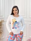 Pijama Longo manga longa Urso Pooh e Bisonho