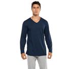 Pijama Longo Masculino Marinho/Mescla KPR 173024 100% Algodão