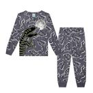 Pijama Longo Menino Algodão com Relelência Estampa Brilha no Escuro-Kyly