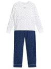 Pijama Longo Mensageiro Dos Sonhos 0141588M Feminino Plus Size Mini Corações Algodão T. EG/EGG
