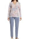 Pijama Longo Paulienne 212.74 Feminino Estampado Liganete T. 42/52