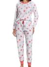 Pijama Longo Paulienne 527.74 Feminino Corações Algodão T. 42/48 Pijama Longo Paulienne 527.74 Feminino Corações Algodão T. 42/48