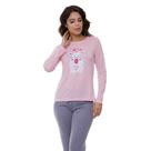 Pijama Longo Poliviscose Doce Luar 5220 Lhama