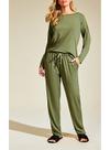 Pijama Longo Recco 16899 Feminino Liso Viscose T. 42/48