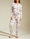 Pijama Longo Recco 16975 Feminino Flanelado Poliéster T. 42/46.