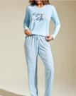 Pijama Longo Recco 17010 Feminino Coração Algodão T. 42/48 Pijama Longo Recco 17010 Feminino Coração Algodão T. 42/48