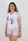 Pijama love panda feminino adulto Pijama love panda feminino adulto