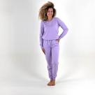 Pijama Lua Encantada Moletinho Manga Longa com Calça Feminino