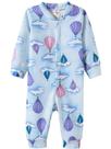 Pijama Macacão Infantil em Soft Balões Unissex Azul - Fantoni