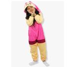 Pijama Macacão Infantil Zona Criativa Kigurumi Skye Rosa 3 a 4 Anos