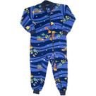 Pijama Macacão Soft Azul Dinossauro
