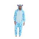 Pijama Macacão Sulley Monstro S.A Disney Zona Criativa Kigurumi Confortável Adulto Unissex Licenciado Cor:AzulTamanho:P