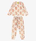 Pijama Malha Soft Touch Rovi Kids Bege