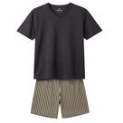 Pijama Manga Curta com Bermuda Hering Masculino 76WX