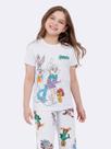 Pijama Manga Curta com Calça Infantil Loney Tunes Pijama Manga Curta com Calça Infantil Loney Tunes