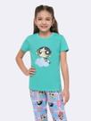 Pijama Manga Curta Infantil com Calça As Meninas Superpoderosas Pijama Manga Curta Infantil com Calça As Meninas Superpoderosas