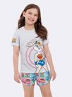 Pijama Manga Curta Infantil Lola Bunny