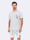 Pijama Manga Curta Masculino Loney Tunes