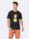 Pijama Manga Curta Masculino Scooby-Doo com Bermuda