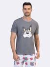 Pijama Manga Curta Masculino Tom & Jerry Pop