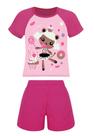 Pijama Manga Curta Onça para Menina 22338 Lupo