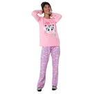 Pijama Manga Longa Algodão Feminino Vaca Patches Puket Tamanho:P