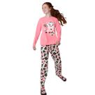 Pijama Manga Longa Algodão Menina Teen Vaca Chocolate Puket Tamanho:8