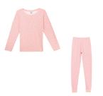 Pijama Manga Longa Feminino Brilha Escuro Malwee Ref. 93251
