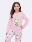 Pijama Manga Longa Infantil Luna