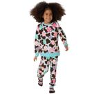 Pijama Manga Longa Kids Menina Conforto Vaca Chocolate Puket Tamanho:6