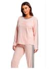 Pijama Manga Longa Paulienne 504.69 Feminino Com Bolso Viscolycra T. 42/50