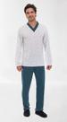 Pijama masculino adulto inverno gravata