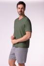 Pijama Masculino Curto Adulto Lupo 28000A Shorts Algodão.
