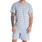 Pijama Masculino Curto Listrado Toque Slepwear 09.02.007 Pijama Masculino Curto Listrado Toque Slepwear 09.02.007