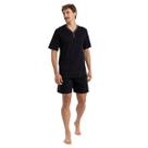 Pijama Masculino Curto Mash Algodão Preto 811.53 Pijama Masculino Curto Mash Algodão Preto 811.53