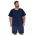 Pijama Masculino Curto Zee Rucci Marinho Plus Size ZR3300-058-1977P-V01 Pijama Masculino Curto Zee Rucci Marinho Plus Size ZR3300-058-1977P-V01