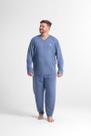 Pijama Masculino Extra Grande Longo Camisa E Calça Plus Sise