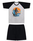 Pijama masculino infantil juvenil conjunto isennse bermuda e camisa