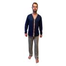 Pijama Masculino Inverno Aberto Formosa 4512 Malha 42 a 48