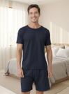 Pijama Masculino Manga Curta Algodão M Ao XGG Malwee Pijama Masculino Manga Curta Algodão M Ao XGG Malwee