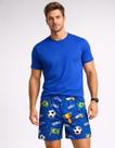 Pijama Masculino Manga Curta, Conjunto Confortável Camiseta e Short de Dormir do Brasil