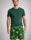 Pijama Masculino Manga Curta, Conjunto Confortável Camiseta e Short de Dormir do Brasil